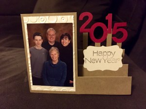 Handmade 2015 New Year's Card