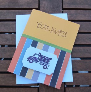 Construction Themed Party Invitation