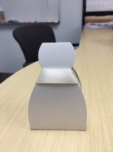 Dress Box with Satin Ribbon