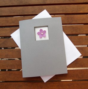 Cute and quick flower card